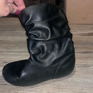 🌻Girls Black Boots - Size 10